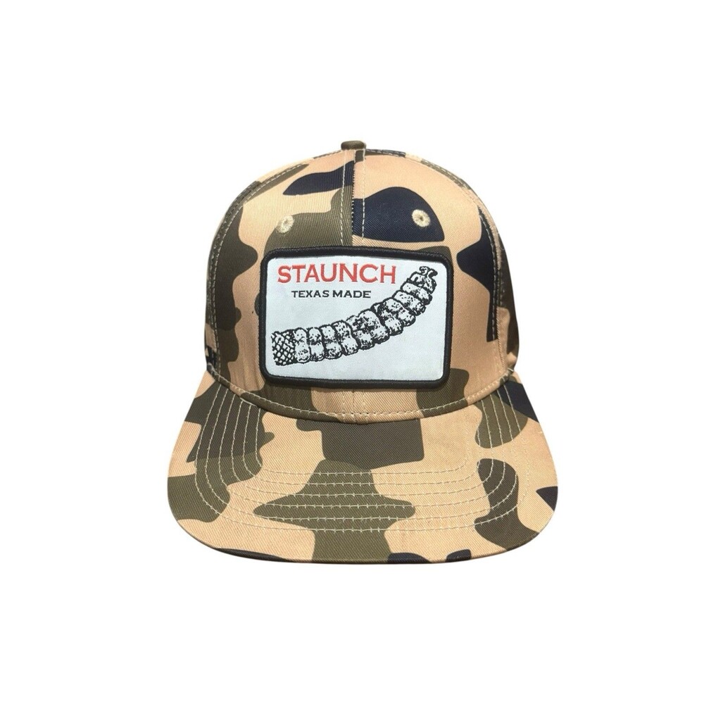 Staunch Outfitters Texas Made Rattlesnake Tail Camo SnapBack Hat